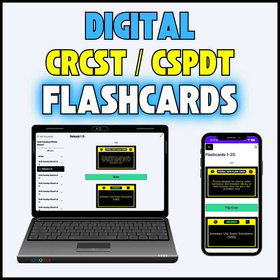 Sterile Processing Flashcards Online