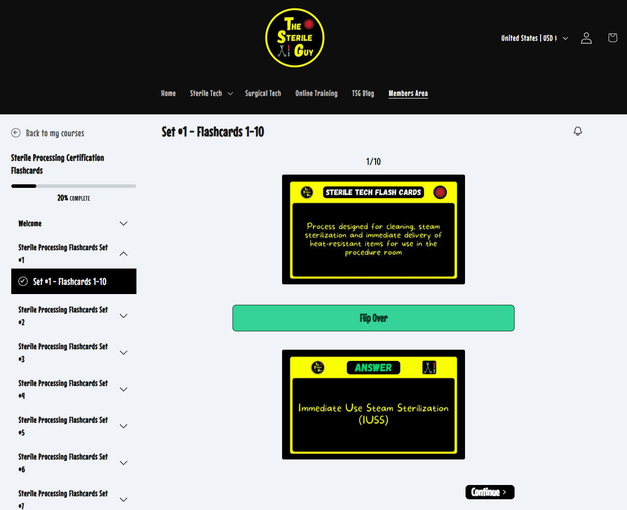 Sterile Processing Certification Flashcards