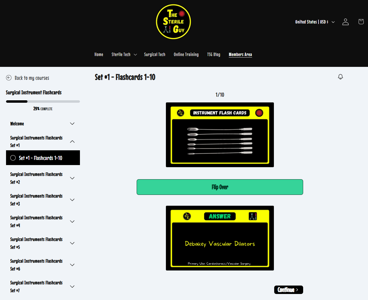 Surgical Instrument Certification Flashcards