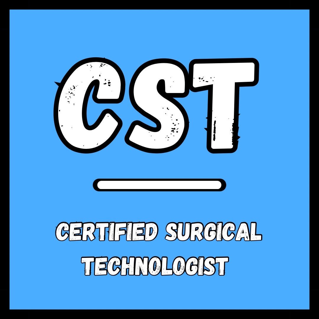 Certified Surgical Technologist (CST) Exams The Sterile Guy LLC Certified Surgical Technologist (CST) Exams The Sterile Guy LLC