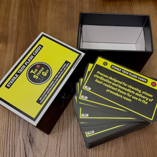 Flashcards for Sterile Processing
