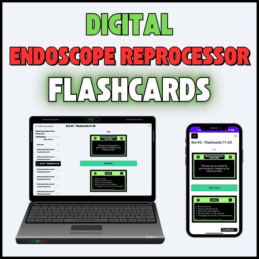 Endoscope Reprocessor Flashcards for CER and CFER
