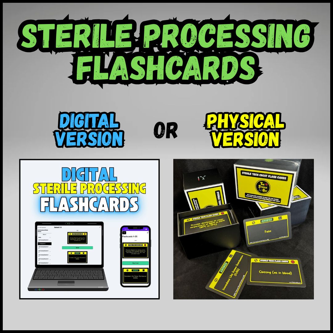 Sterile Processing Certification Flashcards