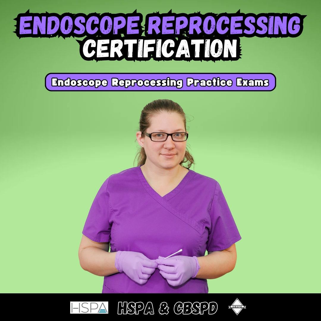 Endoscope Reprocessing Certification Practice Test