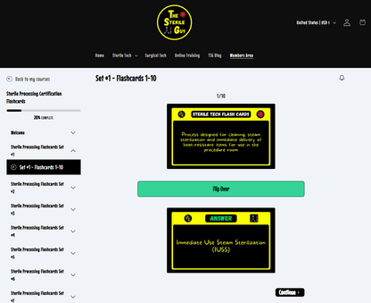 Sterile Processing Certification Flashcards