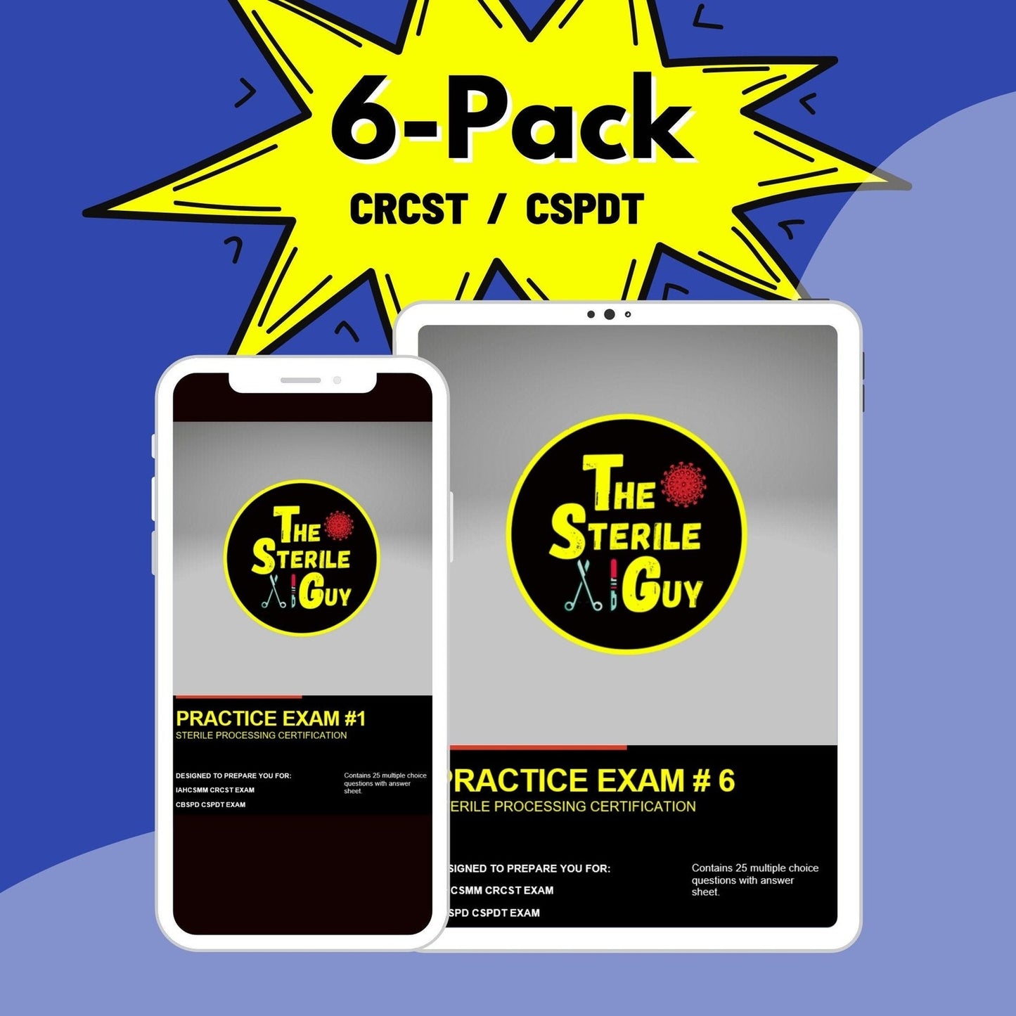 Triple Crown Ultimate Bundle for CRCST, CIS, & CHL Practice Tests and Flashcards