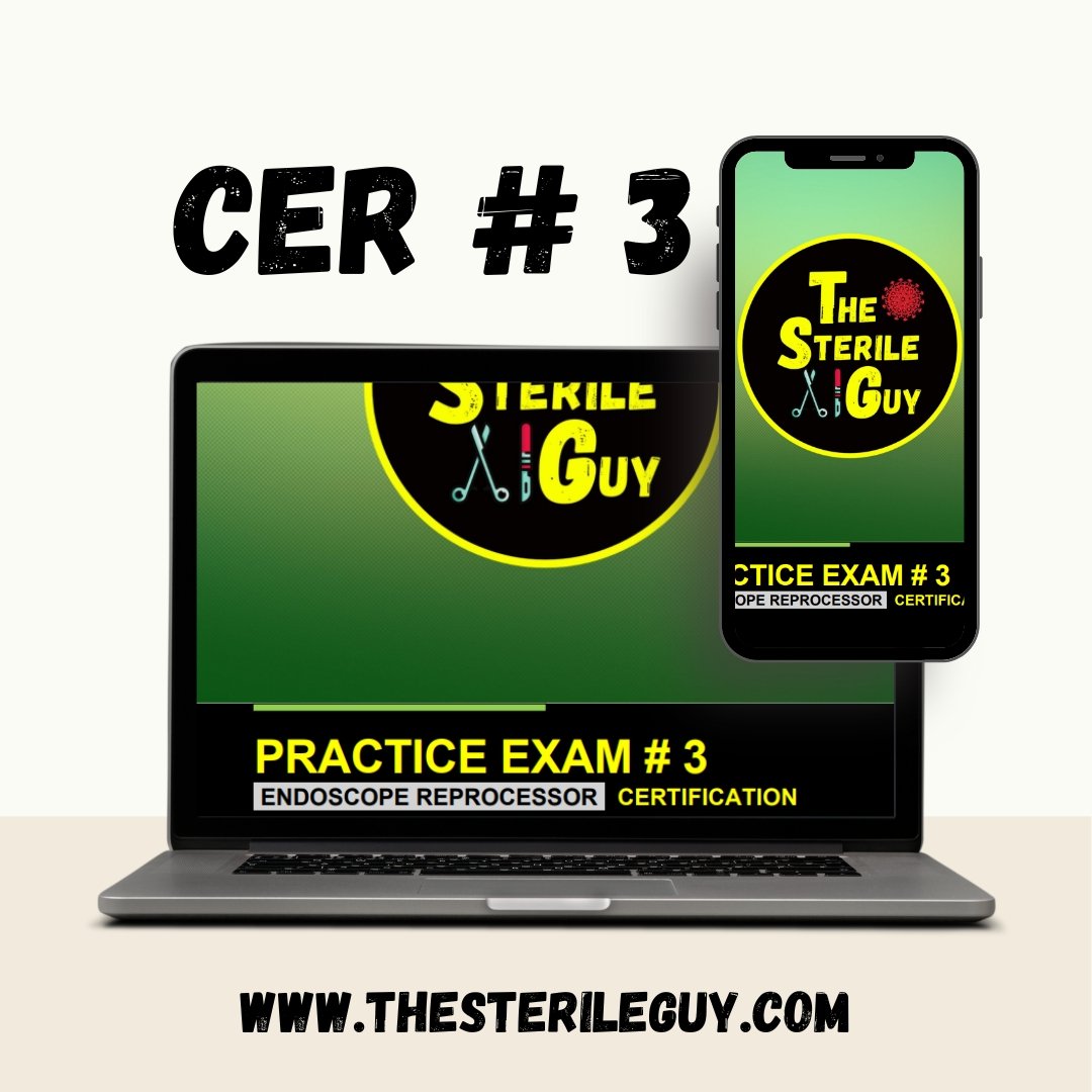 CER Exam # 3 - The Sterile Guy