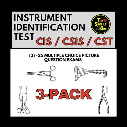 Instrument ID 3-Pack Practice Tests - The Sterile Guy